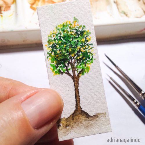 Tree 18, miniature,